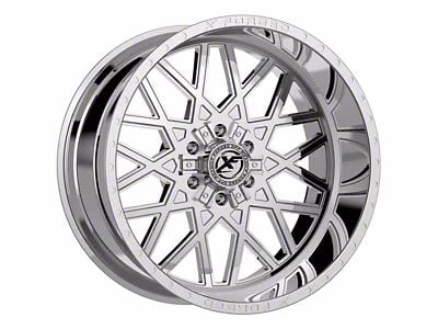 XFX Flow XFX-307 Chrome 8-Lug Wheel; 20x12; -44mm Offset (01-06 Sierra 3500 HD SRW)