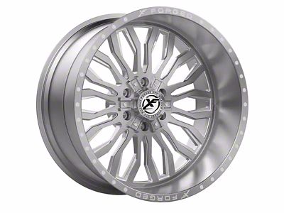 XFX Flow XFX-305 Brushed Milled 8-Lug Wheel; 20x12; -44mm Offset (01-06 Silverado 3500 HD SRW)