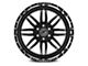 XFX Flow XFX-303 Gloss Black Milled 5-Lug Wheel; 18x10; 0mm Offset (02-08 RAM 1500, Excluding Mega Cab)