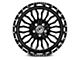 XFX Flow XFX-305 Gloss Black Milled 8-Lug Wheel; 24x12; -44mm Offset (11-14 Sierra 3500 HD SRW)