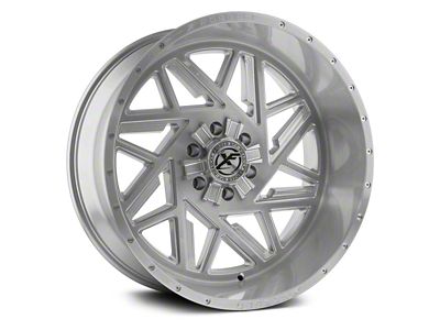 XFX Flow XFX-306 Brushed Milled 8-Lug Wheel; 24x14; -76mm Offset (11-14 Silverado 3500 HD SRW)