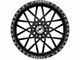 XFX Flow XFX-307 Gloss Black Milled 8-Lug Wheel; 20x12; -44mm Offset (11-16 F-350 Super Duty SRW)