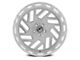 XFX Flow XFX-304 Brushed Milled 8-Lug Wheel; 24x12; -44mm Offset (15-19 Silverado 2500 HD)