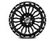 XFX Flow XFX-305 Gloss Black Milled 8-Lug Wheel; 24x14; -76mm Offset (15-19 Silverado 2500 HD)