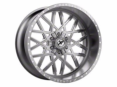 XFX Flow XFX-307 Brushed Milled 8-Lug Wheel; 20x12; -44mm Offset (23-24 F-250 Super Duty)