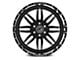 XFX Flow XFX-303 Gloss Black Milled 5-Lug Wheel; 18x10; 0mm Offset (94-01 RAM 1500)