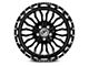 XFX Flow XFX-305 Gloss Black Milled 5-Lug Wheel; 20x12; -44mm Offset (94-01 RAM 1500)