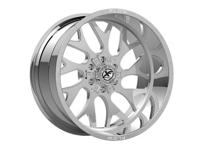 XFX Flow XFX-301 Chrome 6-Lug Wheel; 17x10; 12mm Offset (23-25 Colorado)