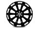 XFX Flow XFX-302 Gloss Black Milled 5-Lug Wheel; 20x12; -44mm Offset (05-11 Dakota)