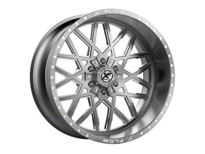 XFX Flow XFX-307 Brushed and Milled 5-Lug Wheel; 26x12; -44mm Offset (05-11 Dakota)