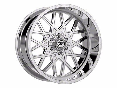 XFX Flow XFX-307 Chrome 8-Lug Wheel; 20x12; -44mm Offset (19-24 RAM 2500)