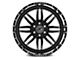 XFX Flow XFX-303 Gloss Black Milled 8-Lug Wheel; 20x12; -44mm Offset (19-24 RAM 3500 SRW)
