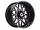 XFX Flow XFX-307 Gloss Black Milled 8-Lug Wheel; 20x12; -44mm Offset (19-24 RAM 3500 SRW)