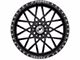 XFX Flow XFX-307 Gloss Black Milled 8-Lug Wheel; 20x12; -44mm Offset (19-24 RAM 3500 SRW)