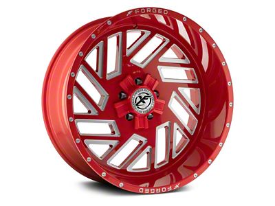 XFX Flow XFX-304 Red Milled 8-Lug Wheel; 20x12; -44mm Offset (07-10 Sierra 2500 HD)
