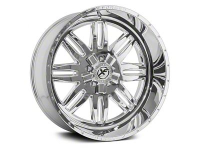 XFX Flow XFX-303 Chrome 8-Lug Wheel; 20x12; -44mm Offset (07-10 Silverado 2500 HD)