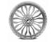 XFX Flow XFX-305 Brushed Milled 8-Lug Wheel; 24x12; -44mm Offset (20-25 Silverado 2500 HD)