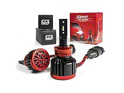 XK Glow LITE Series LED Headlight Bulbs; Low Beam; 9005 (16-18 RAM 1500 w/ Factory Halogen Projector Headlights)