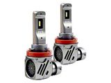 XK Glow IGNITE Series Compact LED Headlight Bulbs; Low Beam; H11 (20-25 Sierra 2500 HD)