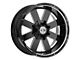 Xtreme Offroad NX-18 Midnight Black Milled 6-Lug Wheel; 20x10; -25mm Offset (04-08 F-150)