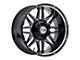 Xtreme Offroad NX-9 Midnight Black Milled 6-Lug Wheel; 20x9; -12mm Offset (09-14 F-150)