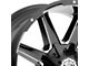 Xtreme Offroad NX-17 Midnight Black Diamond Cut Face 8-Lug Wheel; 20x10; -25mm Offset (11-16 F-250 Super Duty)