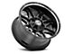 Xtreme Offroad NX-9 Midnight Black Milled 8-Lug Wheel; 20x10; -25mm Offset (11-16 F-250 Super Duty)