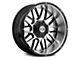 Xtreme Offroad NX-12 Midnight Black Diamond Cut Face 8-Lug Wheel; 20x10; -25mm Offset (23-24 F-350 Super Duty SRW)