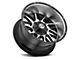 Xtreme Offroad NX-12 Midnight Black Diamond Cut Face 8-Lug Wheel; 20x10; -25mm Offset (23-24 F-350 Super Duty SRW)