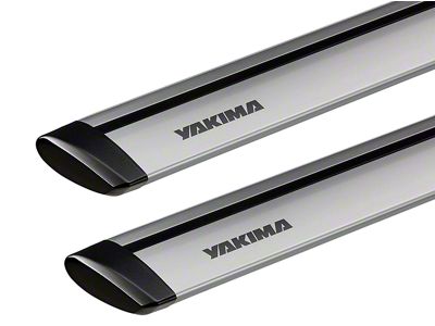 Yakima JetStream Crossbars; 50-Inch; Black (Universal; Some Adaptation May Be Required)