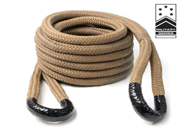 Yankum Ropes 3/4-Inch x 30-Foot Kinetic Rope; Desert Tan