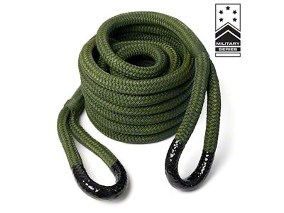 Yankum Ropes 7/8-Inch x 30-Foot Kinetic Rope; OD Green