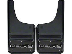 12-Inch x 23-Inch Mud Flaps with Denali Logo; Front or Rear (Universal; Some Adaptation May Be Required)