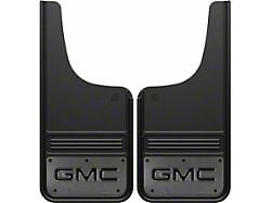 12-Inch x 26-Inch Mud Flaps with GMC Logo; Front or Rear (Universal; Some Adaptation May Be Required)