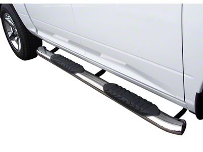 5-Inch Oval Premium Side Step Bars; Stainless Steel (21-24 Yukon)