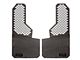 8-Inch Rek Mesh Offset Mud Flaps; Front or Rear; Black (Universal; Some Adaptation May Be Required)