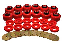 Body Mount Set; Red (07-14 Yukon)