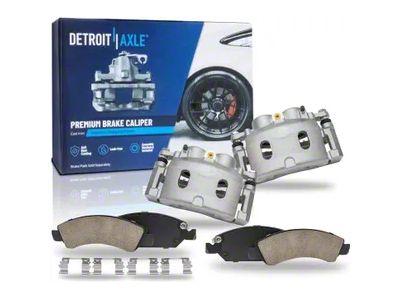 Brake Calipers with Ceramic Brake Pads; Front (08-20 Yukon)