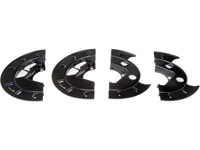 Brake Dust Shields; Split (07-14 Yukon)