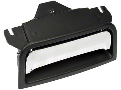 Center Console Latch; Black Carbon and Chrome (15-21 Yukon)