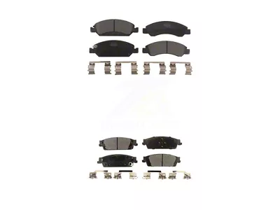 Ceramic Brake Pads; Front and Rear (15-20 Yukon)