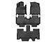 Custom Front, Rear and Third Row Floor Mats; Black (21-24 Yukon w/ Third Row Seats)