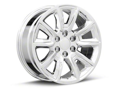 CV73 Chrome 6-Lug Wheel; 20x8.5; 24mm Offset (21-24 Yukon)