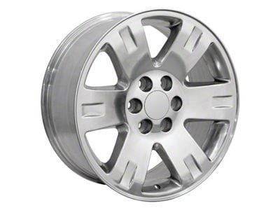 CV81 Polished 6-Lug Wheel; 20x8.5; 31mm Offset (21-24 Yukon)