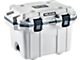 Elite Cooler; 30-Quart; White/Gray