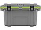 Elite Cooler; 70-Quart; Dark Gray/Green