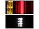 Escalade Style LED Tail Lights; Black Housing; Clear Lens (07-14 Yukon)
