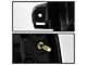 Escalade Style LED Tail Lights; Black Housing; Clear Lens (15-19 Yukon)