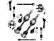 Front CV Axles with Wheel Hub Assemblies, Sway Bar Links and Tie Rods (07-14 4WD Yukon)