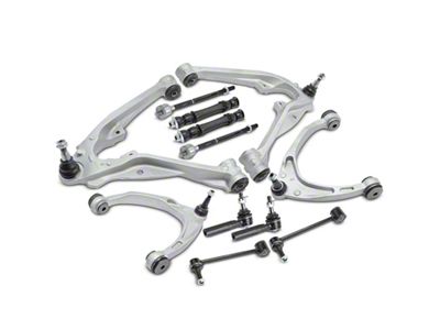 Front Upper and Lower Control Arm, Ball Joint, Sway Bar Link and Tie Rod End Kit (15-16 Yukon)